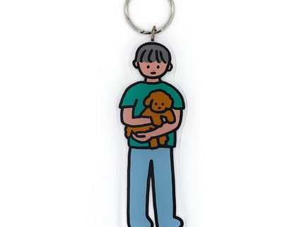 Llavero - Man with Dog