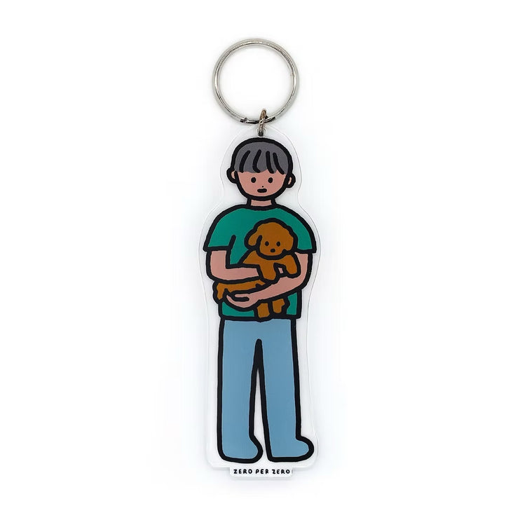 Llavero - Man with Dog