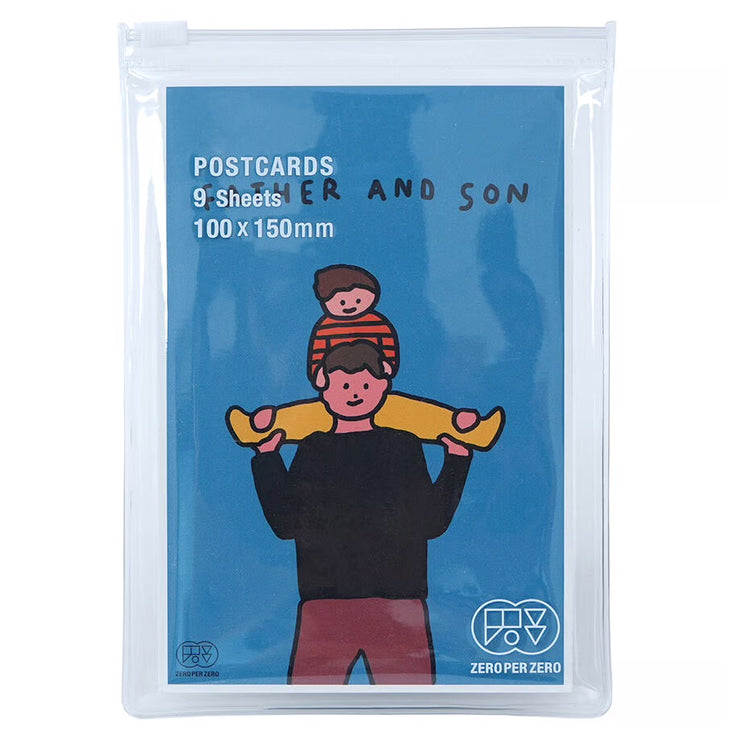 Set de Postales - Father/Mother and Son