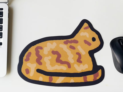 Mouse Pad - Cheese Cat