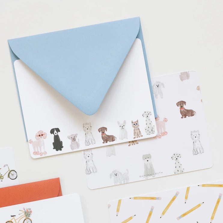 Flat Notes - Dogs - ColorSwatch