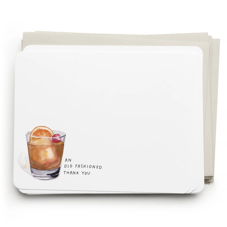 Flat Notes - Old Fashioned Thank You - ColorSwatch