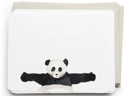 Flat Notes - Panda Hug - ColorSwatch