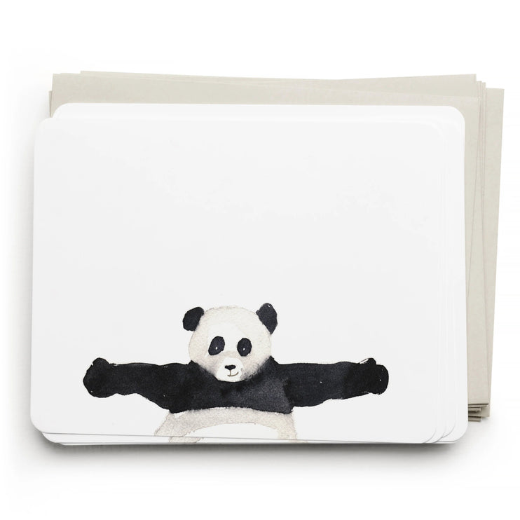Flat Notes - Panda Hug - ColorSwatch