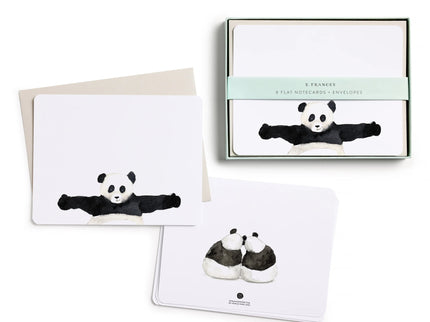 Flat Notes - Panda Hug - ColorSwatch