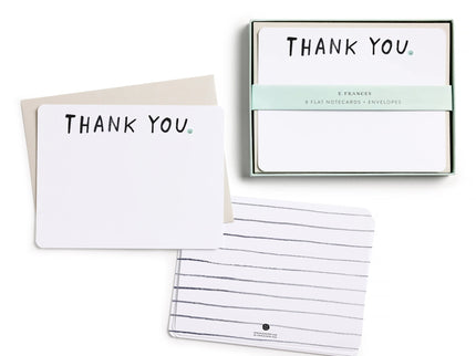 Flat Notes - Thank You - ColorSwatch