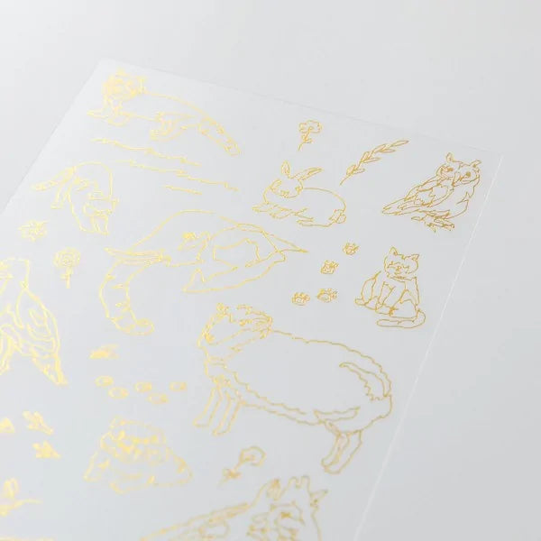 Transfer Foil Stickers - Animales Terrestres