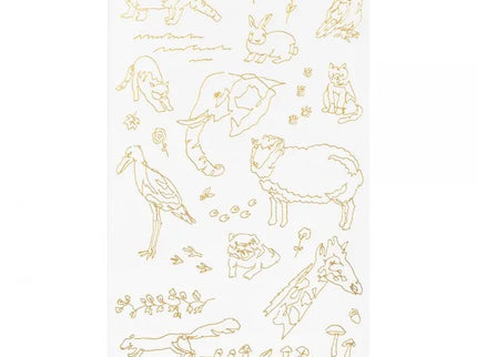 Transfer Foil Stickers - Animales Terrestres