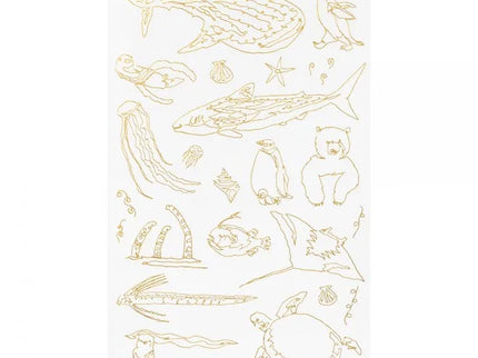 Transfer Foil Stickers - Criaturas Marinas