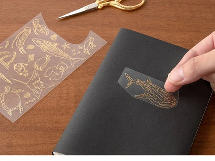 Transfer Foil Stickers - Criaturas Marinas