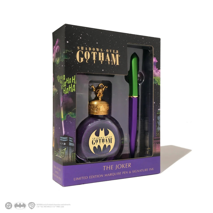 Fountain Pen and Ink Set - Shadows over Gotham City (Joker) - ColorSwatch