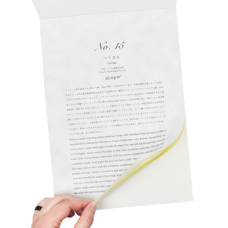 Fountain Pen Friendly Paper Pad - ColorSwatch