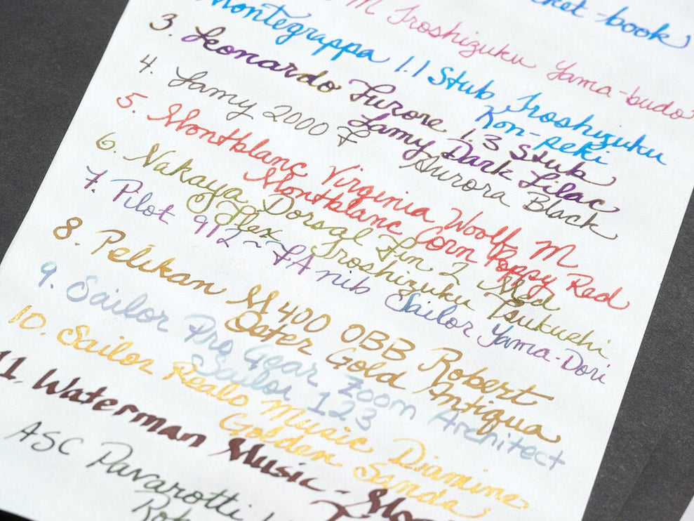 Fountain Pen Friendly Paper Pad - ColorSwatch