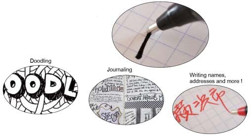 Fude Ball - 1.5mm Bio Black - ColorSwatch