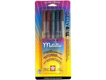 Gelly Roll Metallic - Dark - Set de 5 - ColorSwatch