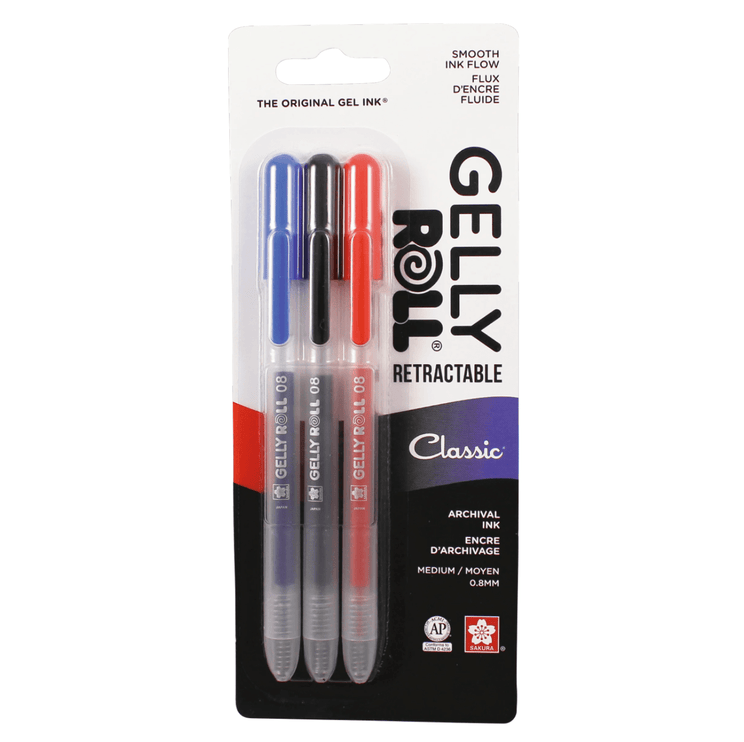 Gelly Roll Retráctil - Set de 3 - Classic - ColorSwatch