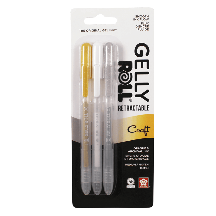 Gelly Roll Retráctil - Set de 3 - Craft - ColorSwatch