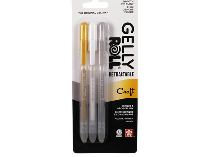 Gelly Roll Retráctil - Set de 3 - Craft - ColorSwatch