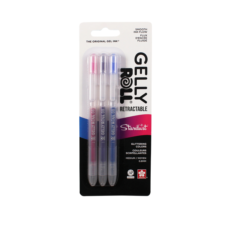 Gelly Roll Retráctil - Set de 3 - Stardust - ColorSwatch