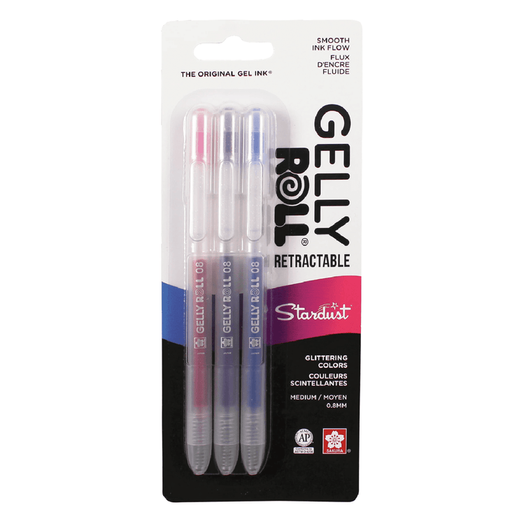 Gelly Roll Retráctil - Set de 3 - Stardust - ColorSwatch