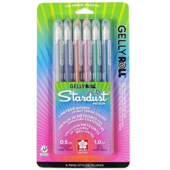 Gelly Roll Stardust - Meteor - Set de 6 - ColorSwatch