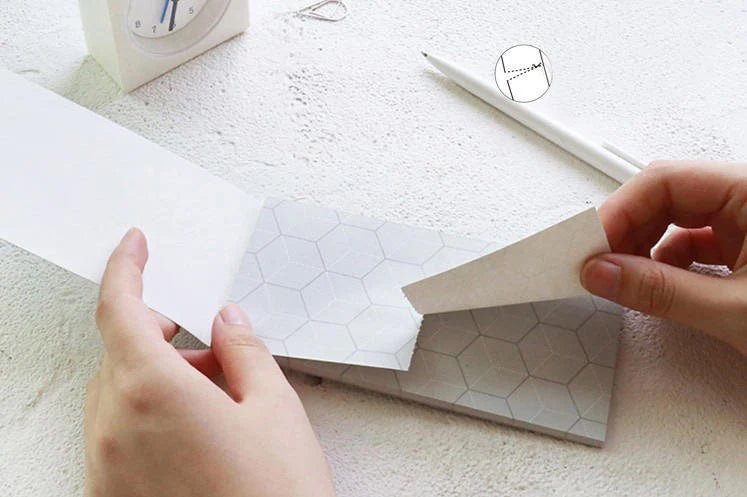 Geometry Memo Pad - ColorSwatch