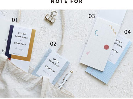 Geometry Memo Pad - ColorSwatch