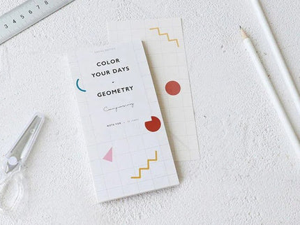 Geometry Memo Pad - ColorSwatch