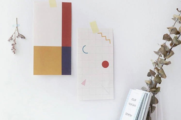 Geometry Memo Pad - ColorSwatch