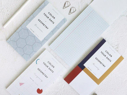Geometry Memo Pad - ColorSwatch