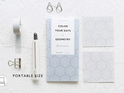 Geometry Memo Pad - ColorSwatch