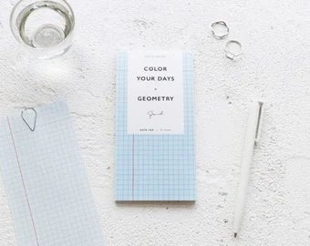 Geometry Memo Pad - ColorSwatch