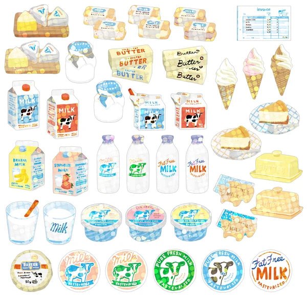 Haco Stickers - Dairy - ColorSwatch
