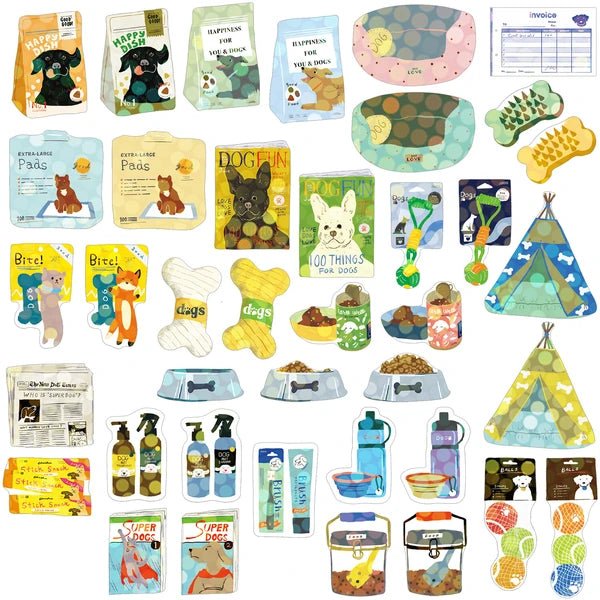 Haco Stickers - Dog Supply - ColorSwatch