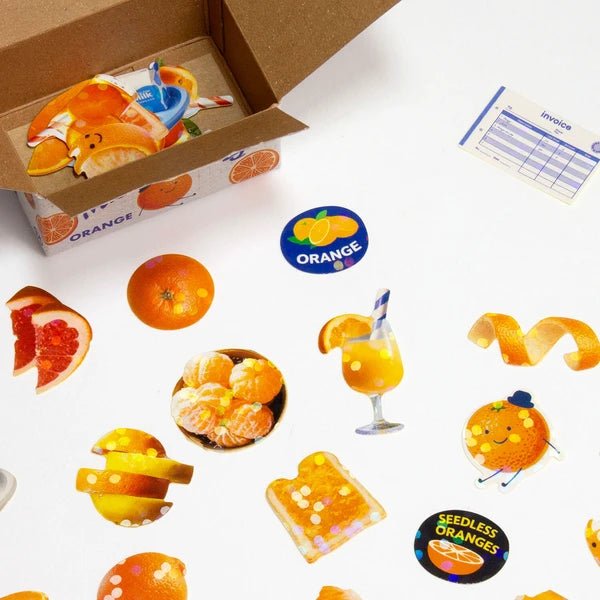 Haco Stickers - Orange - ColorSwatch