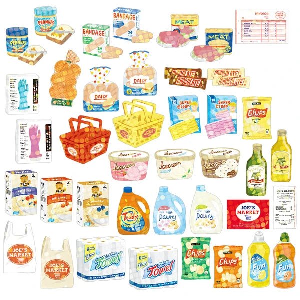 Haco Stickers - Supermarket - ColorSwatch