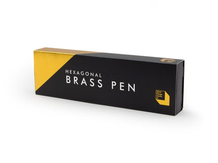 Hexagonal Brass Pen - ColorSwatch