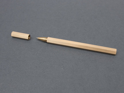 Hexagonal Brass Pen - ColorSwatch