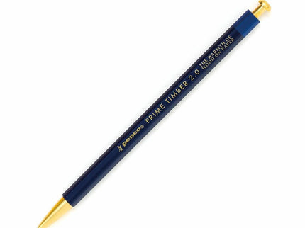 Portaminas Prime Timber - Brass -  Navy