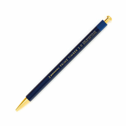 Portaminas Prime Timber - Brass -  Navy