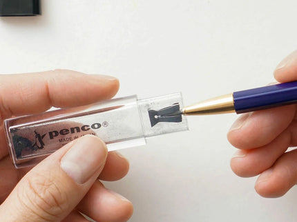 Portaminas Prime Timber - Brass -  Navy