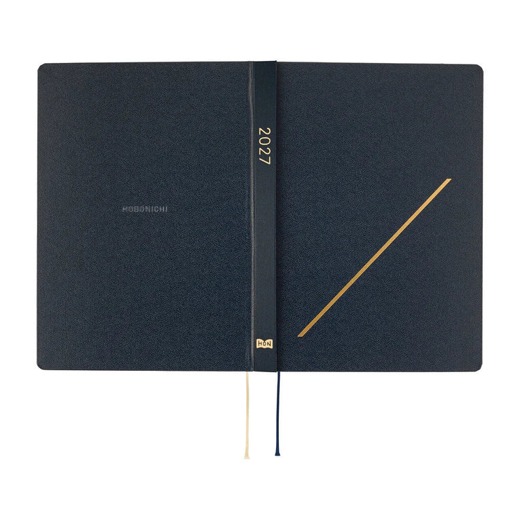Hobonichi Techo 2027 HON - A5 - Slash (Navy) - ColorSwatch