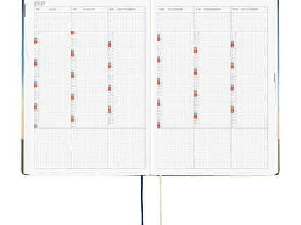Hobonichi Techo 2027 HON - A6 - Hiroko Kubota - String Telephone Until the Moon is Full - ColorSwatch