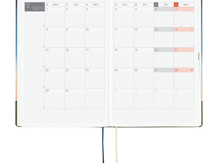 Hobonichi Techo 2027 HON - A6 - Hiroko Kubota - String Telephone Until the Moon is Full - ColorSwatch