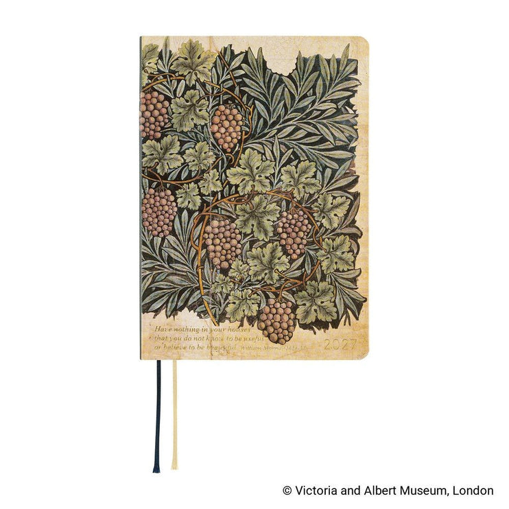 Hobonichi Techo 2027 HON - A6 - The V and A Series: Vine - ColorSwatch