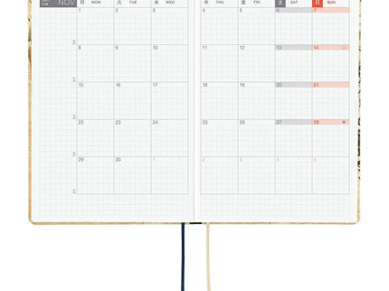 Hobonichi Techo 2027 HON - A6 - The V and A Series: Vine - ColorSwatch