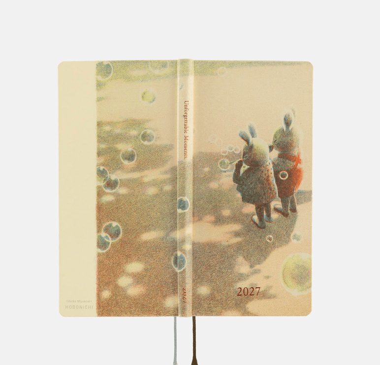 Hobonichi Techo 2027 Weeks - Akiko Miyakoshi - Once, in spring - ColorSwatch