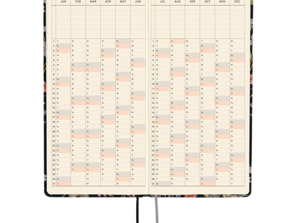 Hobonichi Techo 2027 Weeks - Liberty Fabrics: Floral Remedy - ColorSwatch