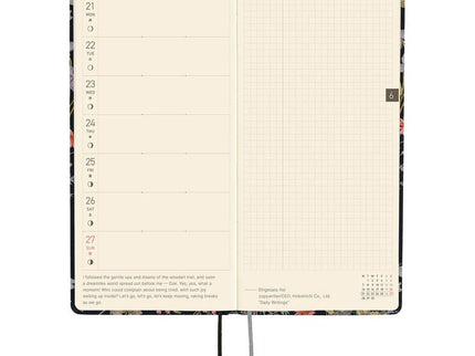 Hobonichi Techo 2027 Weeks - Liberty Fabrics: Floral Remedy - ColorSwatch