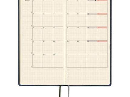 Hobonichi Techo 2027 Weeks MEGA Colors: Midnight Blue - ColorSwatch